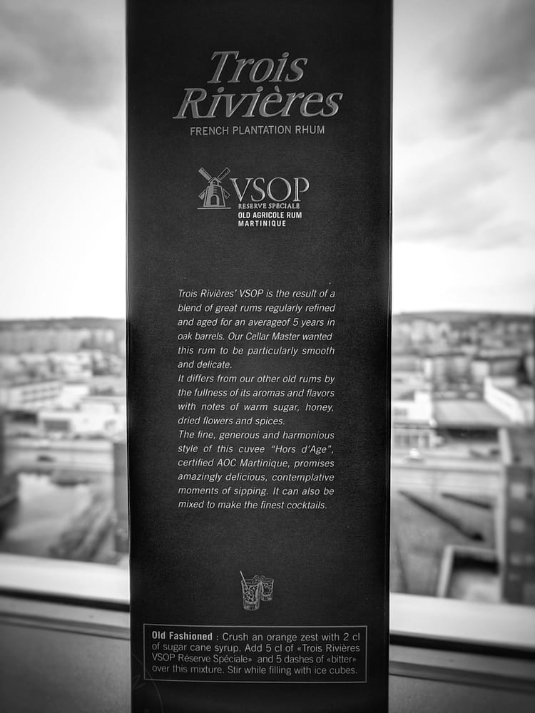 Trois rivieres VSOP box